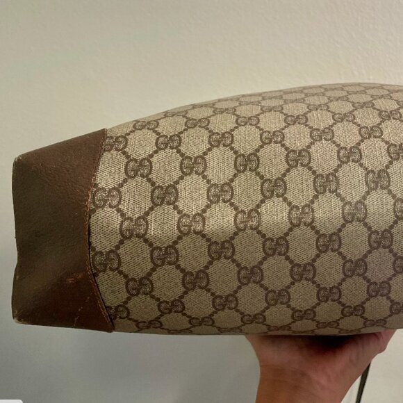 Authentic VINTAGE GUCCI Sherry Line Interlocking GG Tote Bag - Picture 14 of 16